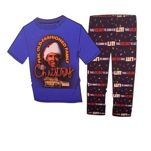 NWT National Lampoon’s Christmas Vacation Sleepwear Pant & Tee Set Men’s Sz M